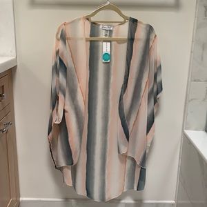 Emory Park Caley Open Front Woven - off white - XS